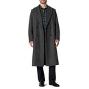 AMAZON ESSENTIALS Men Wool Blend Longline Topcoat Charcoal Heather M - Brand New