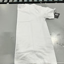 BLUE ICE PLAIN SHORT SLEEVES T-SHIRT - SIZE: MEN L - WHITE - Like New