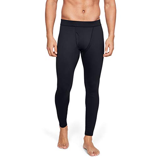 UNDER ARMOUR MEN'S PACKAGED BASE 3.0 LEGGINGS 1343246 - BLACK - M Like New