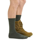 DARN TOUGH TACTICAL BOOT FULL CUSHION SOCKS T4022 UNISEX SIZE SMALL - BROWN - Brand New