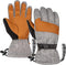 TOUGH OUTDOORS SKI & SNOW GLOVES - COLD WEATHER WINTER GLOVES M- GRAY/BROWN - Like New