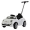 BEST RIDE ON CARS BABY TODDLER PUSH CAR STROLLER, 40 POUND CAPACITY - WHITE - Brand New