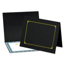 UNIVERSAL 8 IN. X 10 IN. A4 CERTIFICATE/DOCUMENT COVER (6/PACK) UNV76895 - BLACK - Brand New