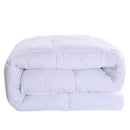 BIBB HOME GOOSE DOWN ALTERNATIVE COMFORTER, QUEEN SIZE - WHITE - Like New