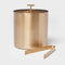 THRESHOLD METAL ICE BUCKET WITH TONGS - GOLD - Scratch & Dent