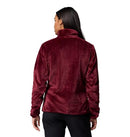 COLUMBIA WOMENS FIRE SIDE II SHERPA FULL ZIP FLEECE JACKET WOMEN L RICH WINE - Brand New