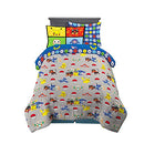 Franco Kids Comforter and Sheet Set with Sham, 5 Piece Twin Size, Pokemon - Brand New