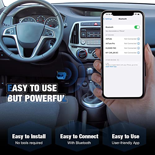 OBD2 SCANNER BLUETOOTH EXCLUSIVE APP GENERATES PROFESSIONAL DIAGNOSIS REPORT - Like New