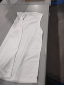 GALAXY MOISTURE WICKING SLEEVELESS SHIRT - SIZE: MEN M - WHITE - Brand New