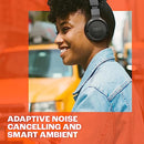JBL TUNE 670NC ADAPTIVE NOISE CANCELLING WITH SMART AMBIENT WIRELESS (BLACK) - Like New