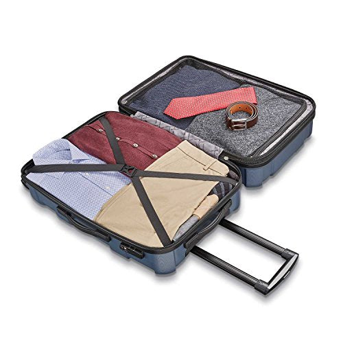 SAMSONITE CENTRIC HARDSIDE EXPANDABLE LUGGAGE WHEELS 28" - BLUE SLATE - Brand New