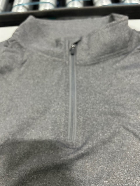 JUMGEAR-LIFE QUARTER ZIPPER PULLOVER SWEAT SHIRT - SIZE: MEN L - MEDIUM GRAY - Like New