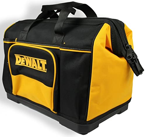 DEWALT LARGE HEAVY DUTY TOOL BAG 16” X 12" X 10" N712935 - BLACK/YELLOW - Like New