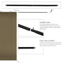 Patio Paradise Shades Roll Up Outdoor 7'Wx6'H Roller Shade Exterior Patio Blinds - Brand New