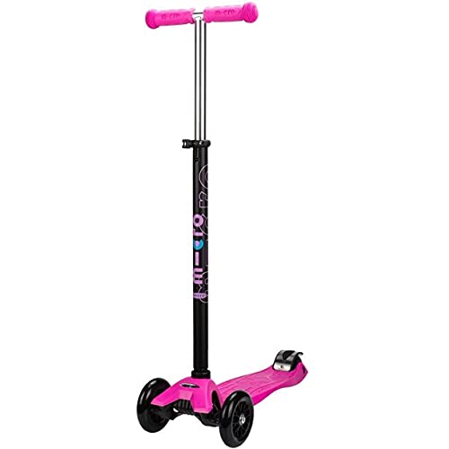 MICRO KICKBOARD MAXI ORIGINAL 3-WHEELED LEAN-TO-STEER - PINK - Like New