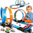 LILYBUDS TOY CAR TRACK GIFT SET FOR BOYS age 3-12, MULTIPLE CONFIGURATIONS - Like New
