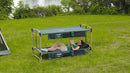 Disc-O-Bed Portable Bunk Bed XL with side organizers 30002BO GREEN Like New