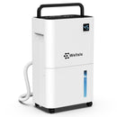 WELLSLE 50 Pint Dehumidifier - Dehumidifier for Basement with Drain Hose - WHITE Like New