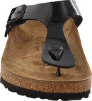 43661 BIRKENSTOCK WOMENS SANDALS SIZE WOMEN 8-8.5 (EU W39) BLACK PATENT1 - Like New