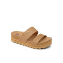 CJ5930 REEF WOMEN'S CUSHION VISTA HI SANDAL TAN WICKER SIZE 8 - Brand New