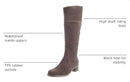 La Canadienne Passion Espresso Suede 10 M (B) - Like New