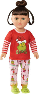 My Life As Poseable Grinch Sleepover 18 Inch Doll - Brunette Hair, Green Eyes - Brand New