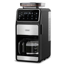 GEVI 10 CUP DRIP COFFEE MAKER WITH BUILT-IN GRINDER GRIND BREW DOTL0 - BLACK - Like New