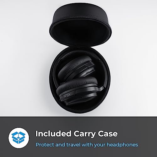 PHONICGRID SE7 HYBRID ACTIVE NOISE CANCELLING OVER EAR HEADPHONES - BLACK - Like New