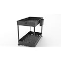 STORAGEBUD 2-TIER UNDER SINK ORGANIZER COURTIERT SB-USO-T1-BLK - BLACK - Brand New