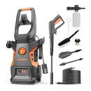 LAWNMASTER ELECTRIC PRESSURE WASHER WITH DETERGENT BOTTLE - GRAY, ORANGE - Like New