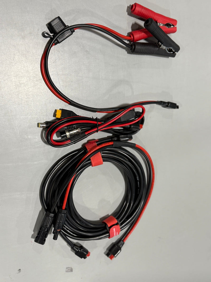 ACOPOWER SOLAR CHARGING STATION OMNI 240 - BLACK/BLUE - Like New