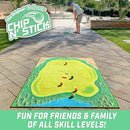 GoSports Chip N' Stick Golf Game - Game Mat 16 Grip Golf Balls Chipping Mat - Brand New