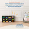 ECR4KIDS STREAMLINE 12 CUBBY TRAY STORAGE CABINET 3X4 CLASSROOM FURNITURE - GREY - Brand New