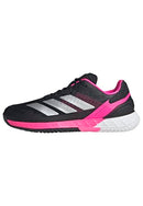 ADIDAS MENS DEFIANT SPEED 2 - SIZE: MEN 11 (AU/UK M10.5) - BLACK/SILVER METALLIC - Like New