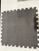 JIGMATS PUZZLE EXCERSIE MAT- 6 PIECES- 24" X 24" X 0.5" - BLACK - Scratch & Dent