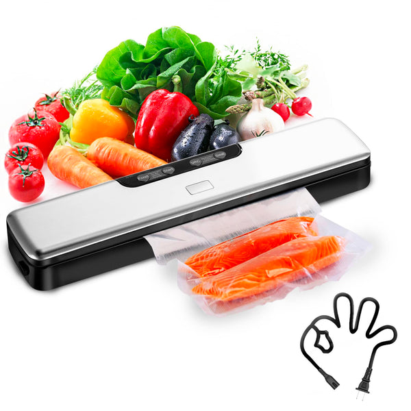 BEYUAM VACUUM SEALER MACHINE 5 IN1 FOOD SEALER VACUUM SEALER, BTAP15 - SILVER - Like New
