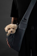 NOAH & PAW DOG SLING CARRIER FOR SMALL DOGS AND CATS, MACHINE WASHABLE - GRAY - Like New