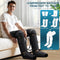 AICUTTI MODEL AI-03 AIR COMPRESSION MASSAGER HEAT FOR FEET CALF THIGH - BLACK - Like New