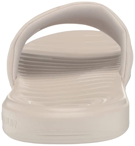 UNDER ARMOUR MEN'S ANSA FIXED SLIDE SANDAL SIZE 9 FOG/IVORY - Like New