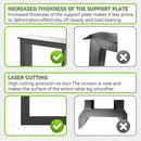 AINISIS Metal Table Legs 28 in H x 17.7 in W Square Set of 2 DIY  - Black Metal - Like New