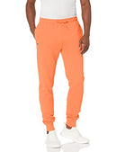 XH5528 Men's Sport Fleece Tennis Jogging Sweatpants Mandarin Orange Size L - Brand New