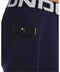 1366075 UNDER ARMOUR MEN'S COLDGEAR LEGGINGS MIDNIGHT NAVY/WHITE M - Brand New