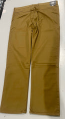 JUMPSTART MEN’S FLEECE-LINED STRETCH CHINO WORK PANTS, SIZE: 40X31 - TIMBER - Brand New