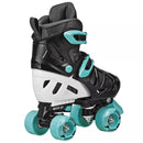 ROLLER DERBY YOUTH ADJUSTABLE ROLLER SKATES 4 WHEELS - YOUTH Y3-6 - BLUE/BLACK - Like New