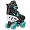ROLLER DERBY YOUTH ADJUSTABLE ROLLER SKATES 4 WHEELS - YOUTH Y3-6 - BLUE/BLACK - Like New