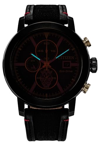 CITIZEN MEN'S ECO-DRIVE STAR WARS DARTH MAUL MASTERMIND CHRONOGRAPH WATCH - Brand New