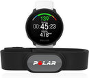 POLAR Unite Waterproof Fitness Watch H9 Heart Rate Monitor Bundle - White S-L Like New