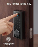 eufy Security S230 Smart Door Lock Touch & Wi-Fi Fingerprint Scanner - Black - Like New