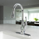 BIO BIDET FLOW X TOUCHLESS KITCHEN FAUCET WITH PULL DOWN HIGH SINGLE HANDLE - Like New