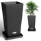ELEVENS OUTDOOR PLANTER LARGER FLOWER POTS INDOOR V-SHAPE TALL PLANTERS 2PK - Like New